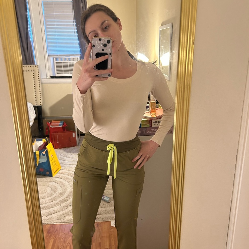 Figs high rise yola pants